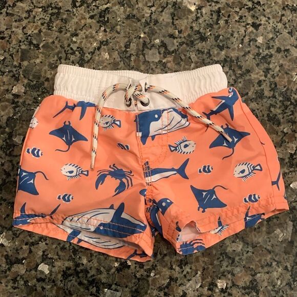 OshKosh B’Gosh Baby Boy bathing suit. Size:  3 months.  EUC. - Picture 1 of 3